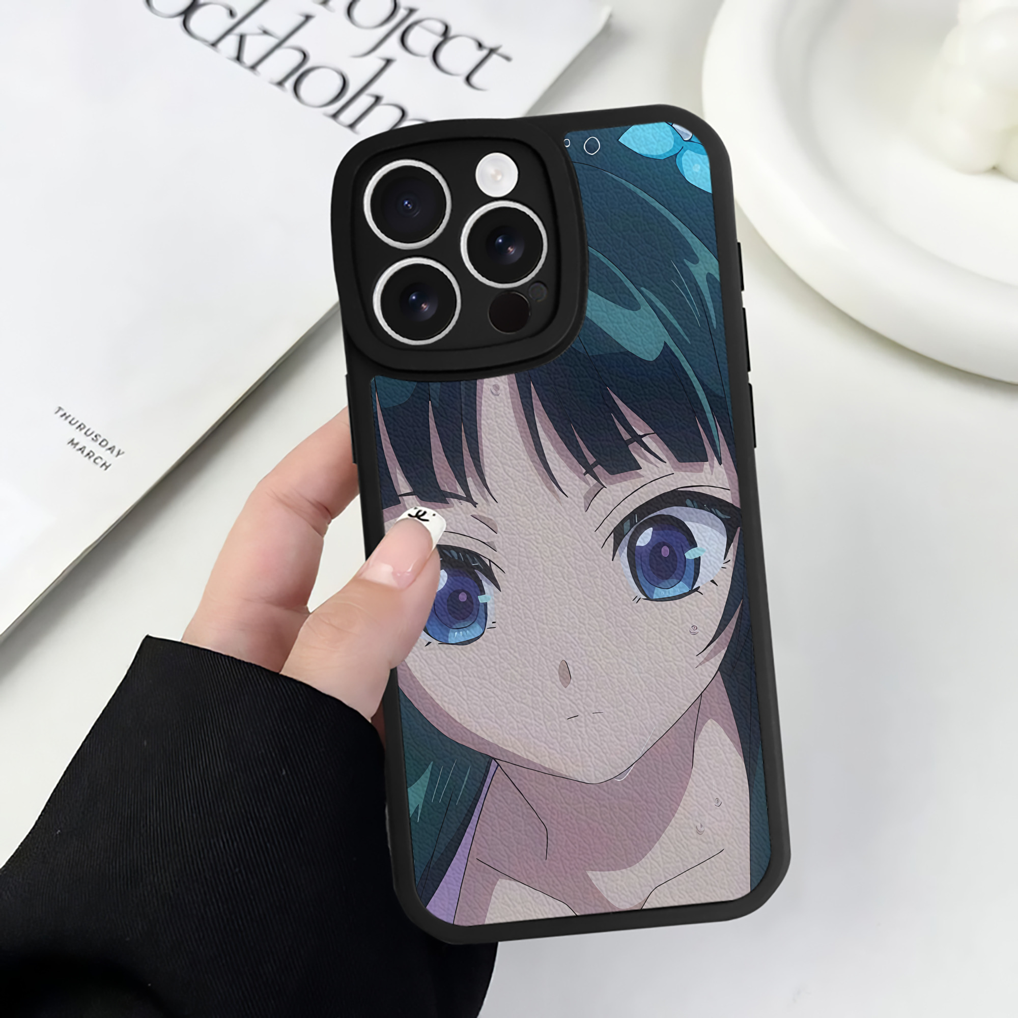 薬屋のひとりごと The Apothecary Diaries 【iPhone 16シリーズ対応】シリコンスマホケース（レザー調） 材質：シリコン